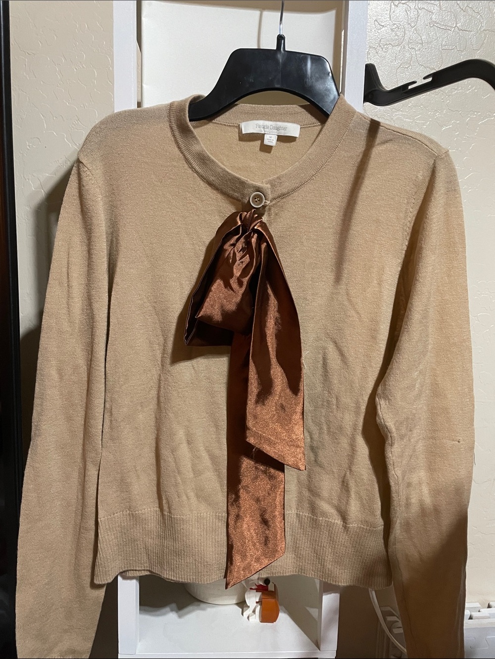 Favorite Daughter Tan Crewneck Sweater